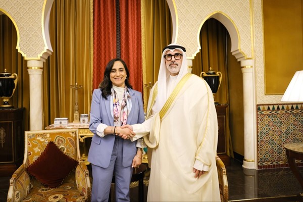 وزير الخارجية الشيخ جراح الجابر ووزيرة خارجية كندا أنيتا أناند