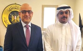 رئيس البعثة القنصلية المصرية استقبل مواطناً ساهم في إنقاذ حي