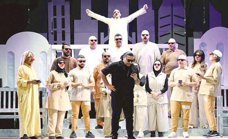 من عروض المسرحية على خشبة الشامية