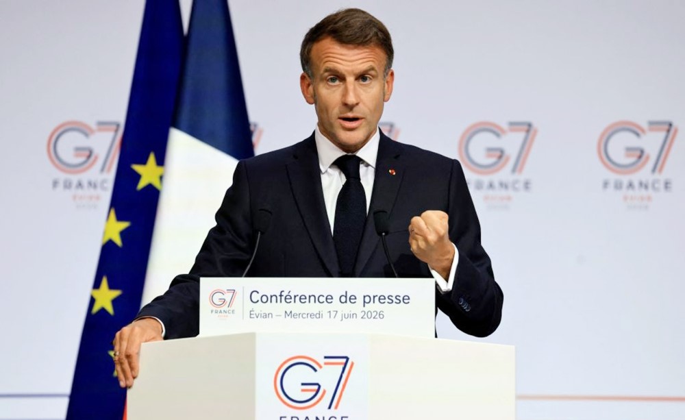ماكرون شددنا في G7 على إيجاد طرق بديلة لـهرمز لإخراج النفط والغاز من الشرق الأوسط