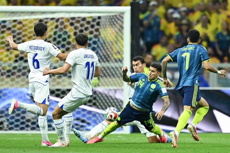 كأس العالم كولومبيا تبدأ مشوارها بالفوز على أوزبكستان بثلاثية