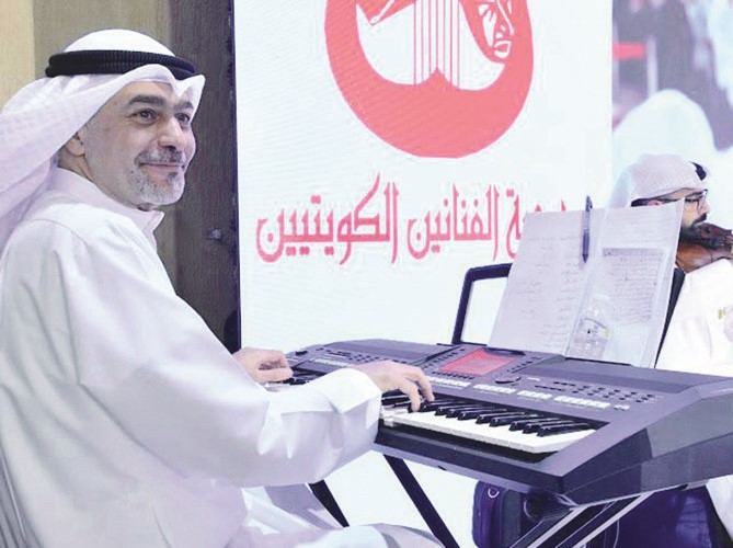 د. محمد البعيجان في أمسية جمعية الفنانين