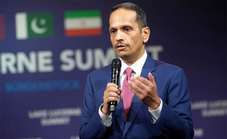 رئيس الوزراء القطري نتطلع إلى رؤية موحدة لمجلس التعاون الخليجي لإطار أمني يضمن الاستقرار