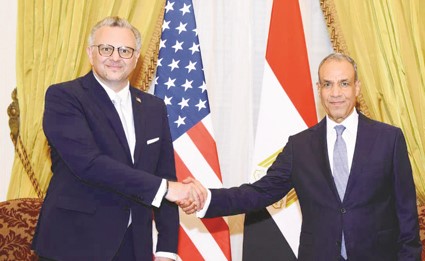 مصر والولايات المتحدة تؤكدان التطلع لمواصلة العمل المشترك بما يخدم مصالح البلدين