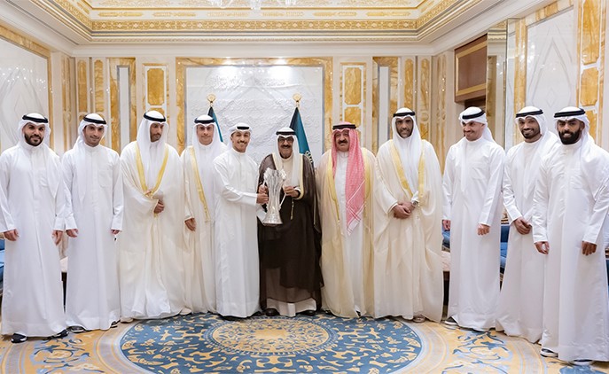 الأمير &nbsp;الارتقاء&nbsp;بمستوى الرياضة الكويتية في كافة المحافل الرياضية
