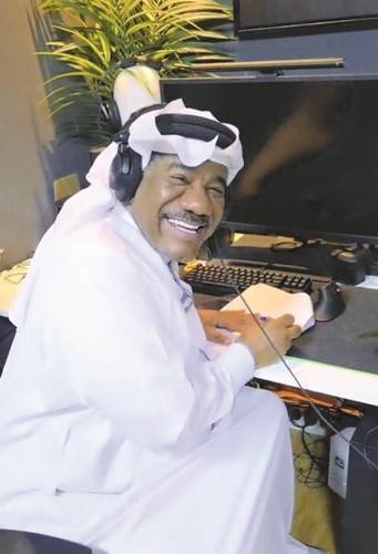 سعيد سالم في الاستديو