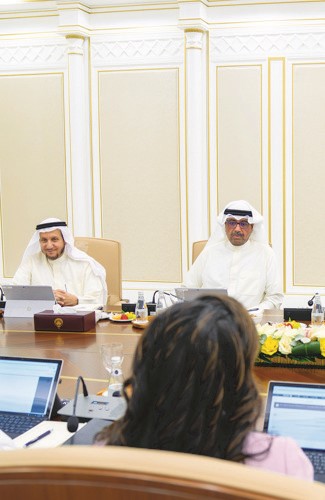شريدة المعوشرجي والشيخ عبدالله العلي