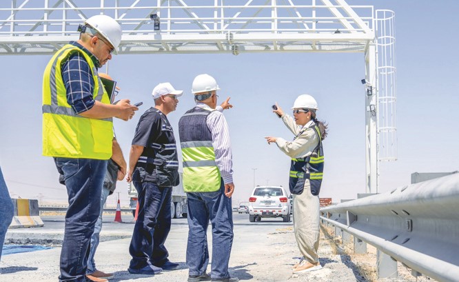 وزيرة الأشغال تفقدت أول منظومة وزن الشاحنات أثناء الحركة خطة للتوسع في مواقع جديدة
