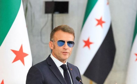 ماكرون والشرع يعلنان تبادل السفراء وتوقيع اتفاقات ومذكرات تفاهم