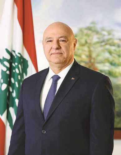 الرئيس اللبناني  جوزف عون