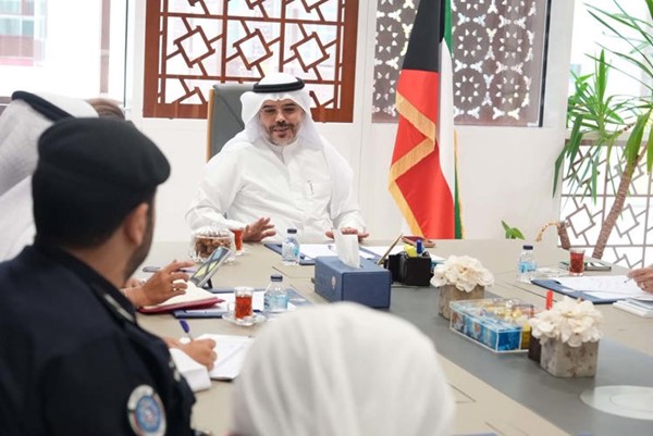 وكيل وزارة الشؤون الاجتماعية د.خالد العجمي خلال الاجتماع التحضيري لتشكيل الفريق الوطني لتعزيز وحماية حقوق كبار السن