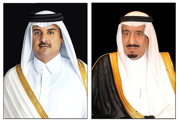 خادم الحرمين وولي عهده يعزيان أمير قطر بوفاة صاحب السمو الشيخ حمد بن خليفة آل ثاني أمير الدولة السابق