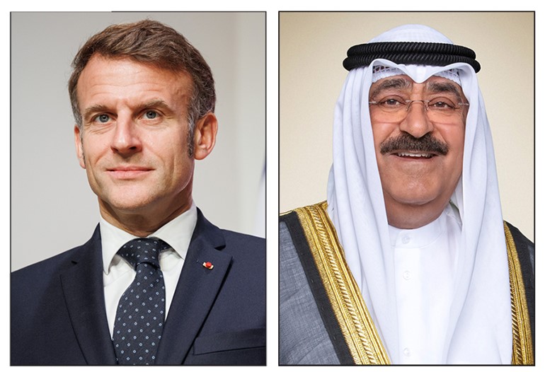 صاحب السمو يهنئ الرئيس الفرنسي بذكرى العيد الوطني