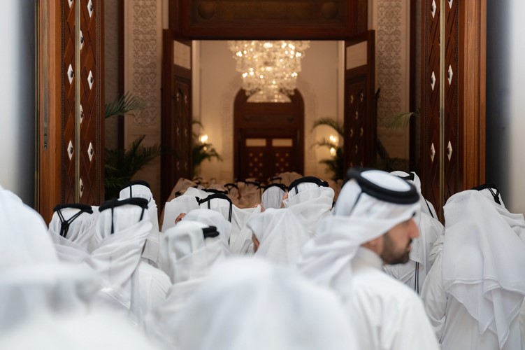4 جانب من جموع المعزين بوفاة المغفور له بإذن الله صاحب السمو الأمير الوالد في قطر الشيخ حمد بن خليفة آل ثاني