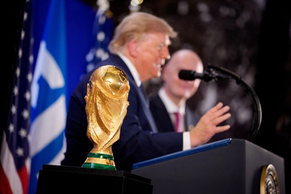 ترامب يصل إلى الملعب لحضور نهائي كأس العالم