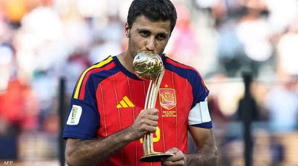 رودري يفوز بجائزة أفضل لاعب في مونديال 2026