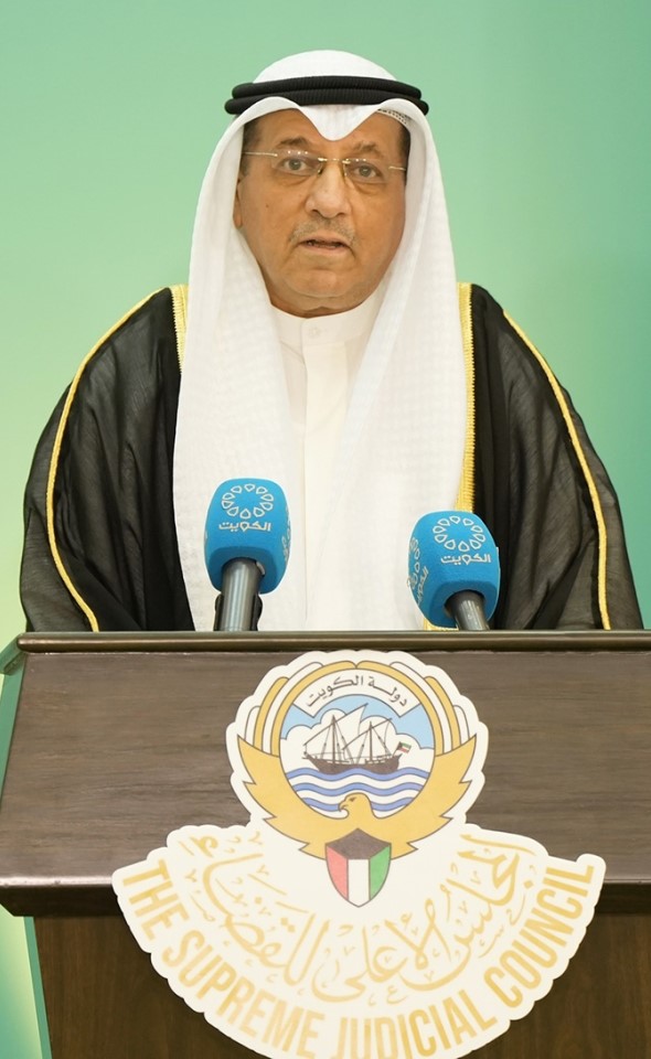 الأعلى للقضاء نقف خلف قيادتنا وندعم جهود الدفاع عن مكتسبات وحقوق الكويت