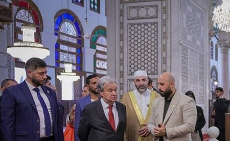 غوتيريش يلتقي الشرع في دمشق ويناشد المجتمع الدولي تقديم الدعم لسورية «في هذه اللحظة المحورية»