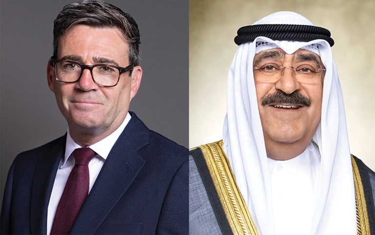 الأمير بحث مع رئيس الوزراء البريطاني المستجدات الإقليمية والدولية