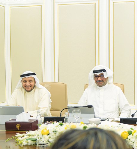 شريدة المعوشرجي والشيخ عبدالله العلي