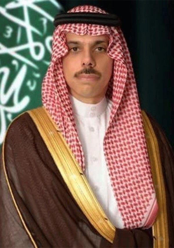 وزير الخارجية السعودي سمو الأمير فيصل بن فرحان 