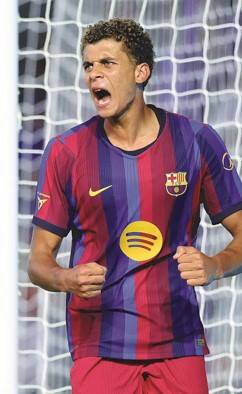 حمزة يتألق مع برشلونة أمام برمنغهام