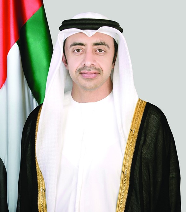  وزير الخارجية الإماراتي الشيخ عبد الله بن زايد آل نهيان 