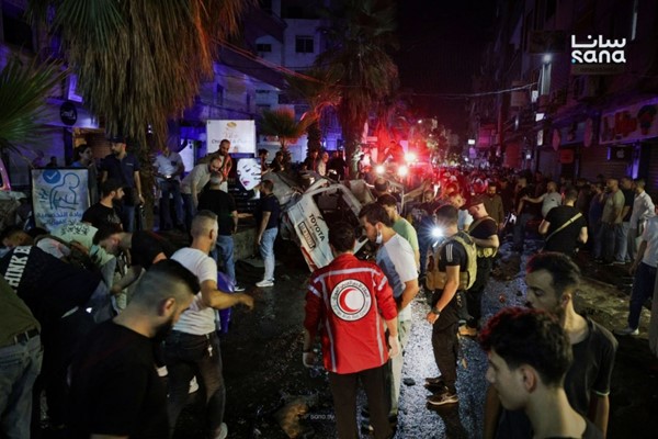 «الصحة السورية»: ارتفاع حصيلة ضحايا انفجار مدينة جرمانا إلى قتيلين و13 إصابة