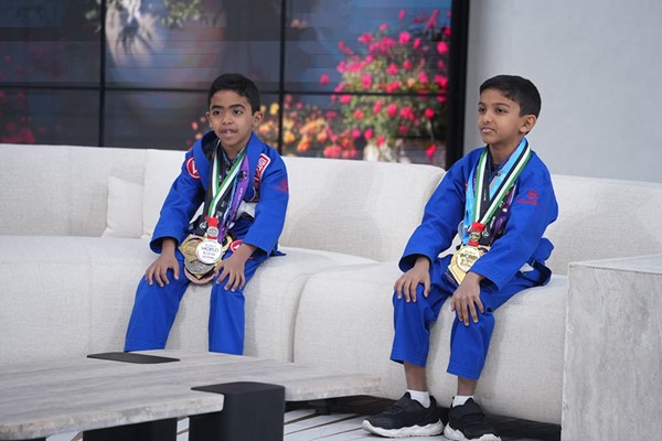 9 ذهبيات لعبدالله وعبيد العجمي في الجوجيتسو خلال 20 يوماً
