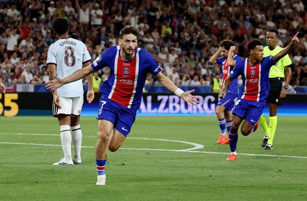 باريس سان جرمان للمرّة الثانية توالياً بطلاً لكأس السوبر الأوروبي
