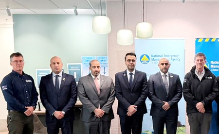 فريق «أمان» يطلع على تجربة نيوزيلندا في إدارة الطوارئ