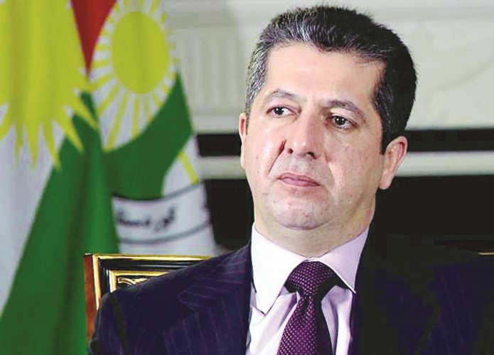 رئيس وزراء إقليم كردستان العراق مسرور بارزاني