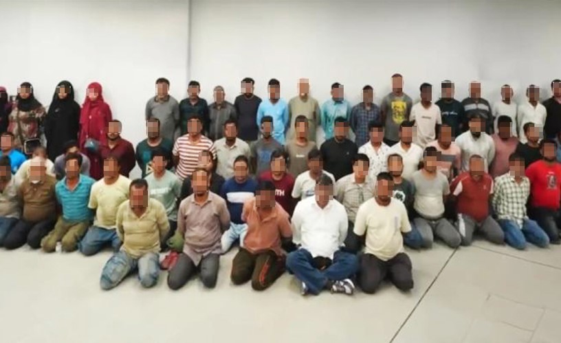 بالفيديو ضبط 74 مخالفا من حملة المواد 18 و20 و22 و14