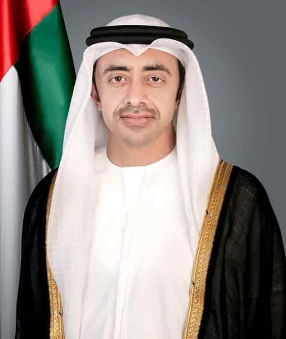 نائب رئيس مجلس الوزراء وزير خارجية الإمارات سمو الشيخ عبدالله بن زايد آل نهيان