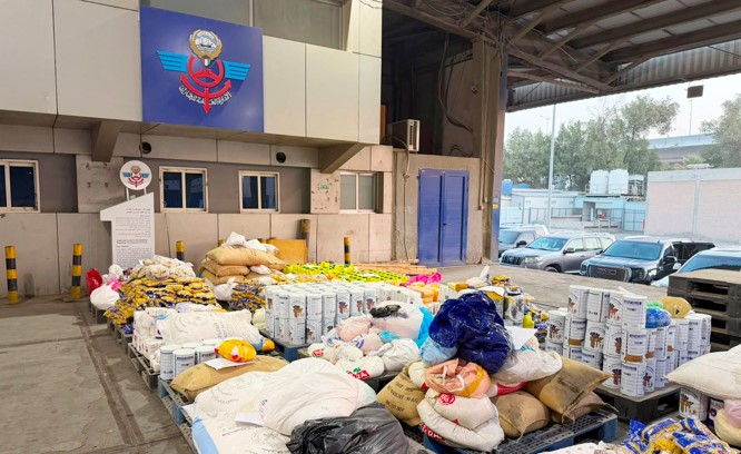 الجمارك ملاحقة تهريب المواد التموينية المدعومة بحزم لحماية الأمن الغذائي