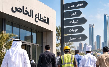 66.738 ألف مواطن ومواطنة يعملون في القطاع الخاص