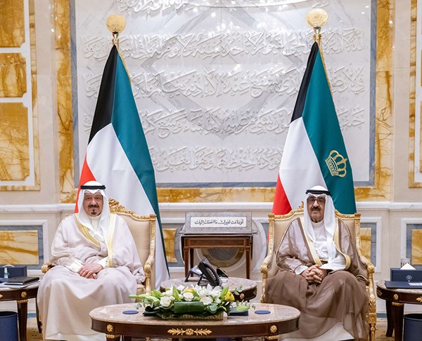 الأمير استقبل ولي العهد ورئيس الوزراء والنائب الأول ووزيري الدفاع والخارجية