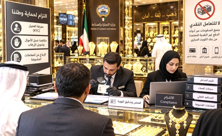 تجار الذهب ملزمون بالمراقبة المستمرة لمشتريات العملاء