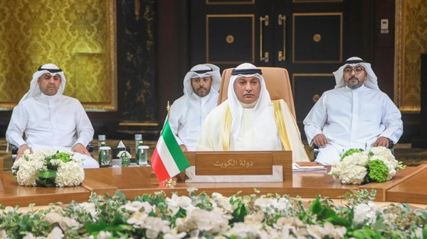 رئيس وفد الكويت رئيس الإدارة العامة للجمارك يوسف خالد النويف خلال الاجتماع الـ18 للمجلس التنفيذي لهيئة الاتحاد الجمركي الخليجي بالمنامة