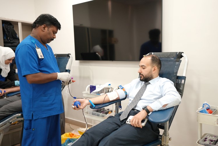 شركة الإنماء العقارية تنظم حملة للتبرع بالدم في مقرها الرئيسي