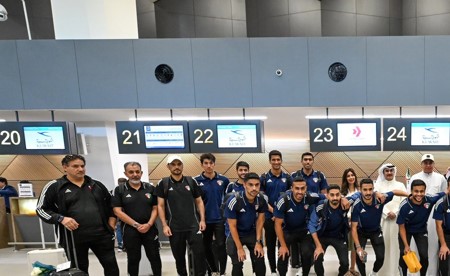 «الأزرق» خاض تدريبه الأول على «اسباير» في الدوحة