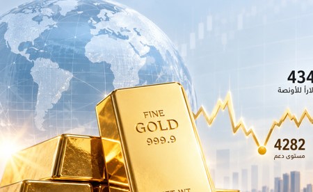 4400 دولار.. حاجز المقاومة الأبرز للذهب