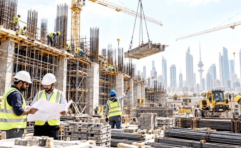 794 مبنى تحت الإنشاء أين تتركز حركة البناء في الكويت؟