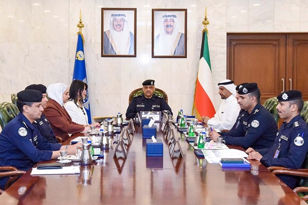 وكيل وزارة الداخلية اللواء عبدالوهاب الوهيب مترئسا اجتماع المجلس الأعلى للمرور بحضور أعضاء المجلس وممثلي الجهات المعنية