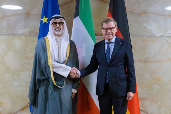 وزير الخارجية ونظيره الألماني: تكثيف التنسيق بين البلدين على الأصعدة كافة وتعزيز التعاون الثنائي بمختلف المجالات