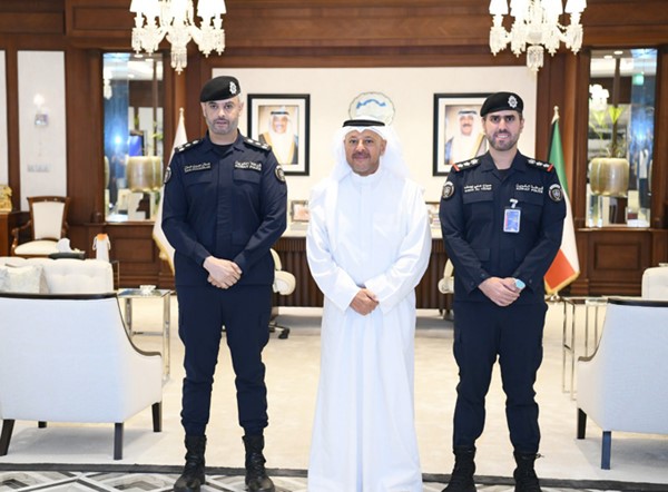 عذبي الناصر يبحث مع قيادات «شرطة النجدة» تعزيز المنظومة الأمنية والارتقاء بالجاهزية في محافظة الفروانية