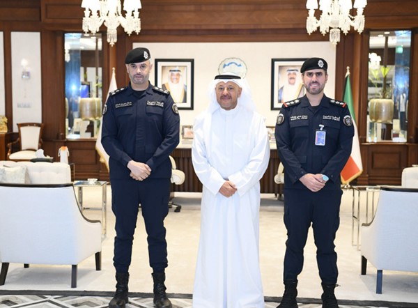 عذبي الناصر يبحث مع قيادات «شرطة النجدة» تعزيز المنظومة الأمنية والارتقاء بالجاهزية في محافظة الفروانية