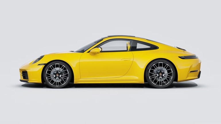 بورشه 911 كاريرا بلون أصفر سبيد