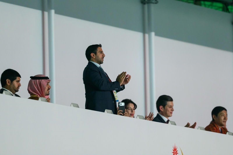 رئيس اللجنة الأولمبية الشيخ فهد الناصر يشيد بحفل افتتاح دورة الألعاب الآسيوية الـ20