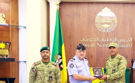 وكيل الحرس الوطني بحث مع الملحق الأمني الداخلي الفرنسي القضايا المشتركة